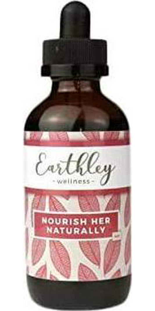 Earthley Wellness, Nourish Naturally, All Natural Herbal Multivitamin, Whole, Natural, Organic Herbs, Natually Occuring Vitamins and Minerals, Complete Nutrition, Trace Minerals (4oz, Nourish Her)