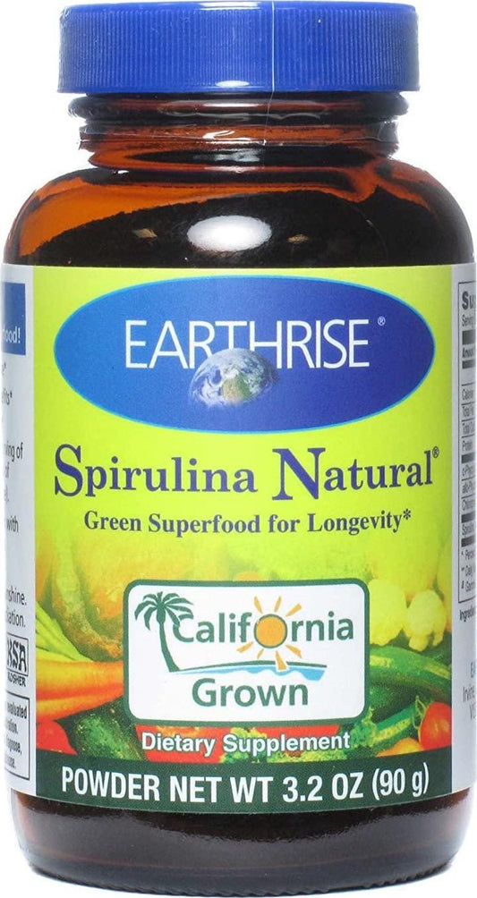 Earthrise Spirulina Natural Powder - 3.2 Oz