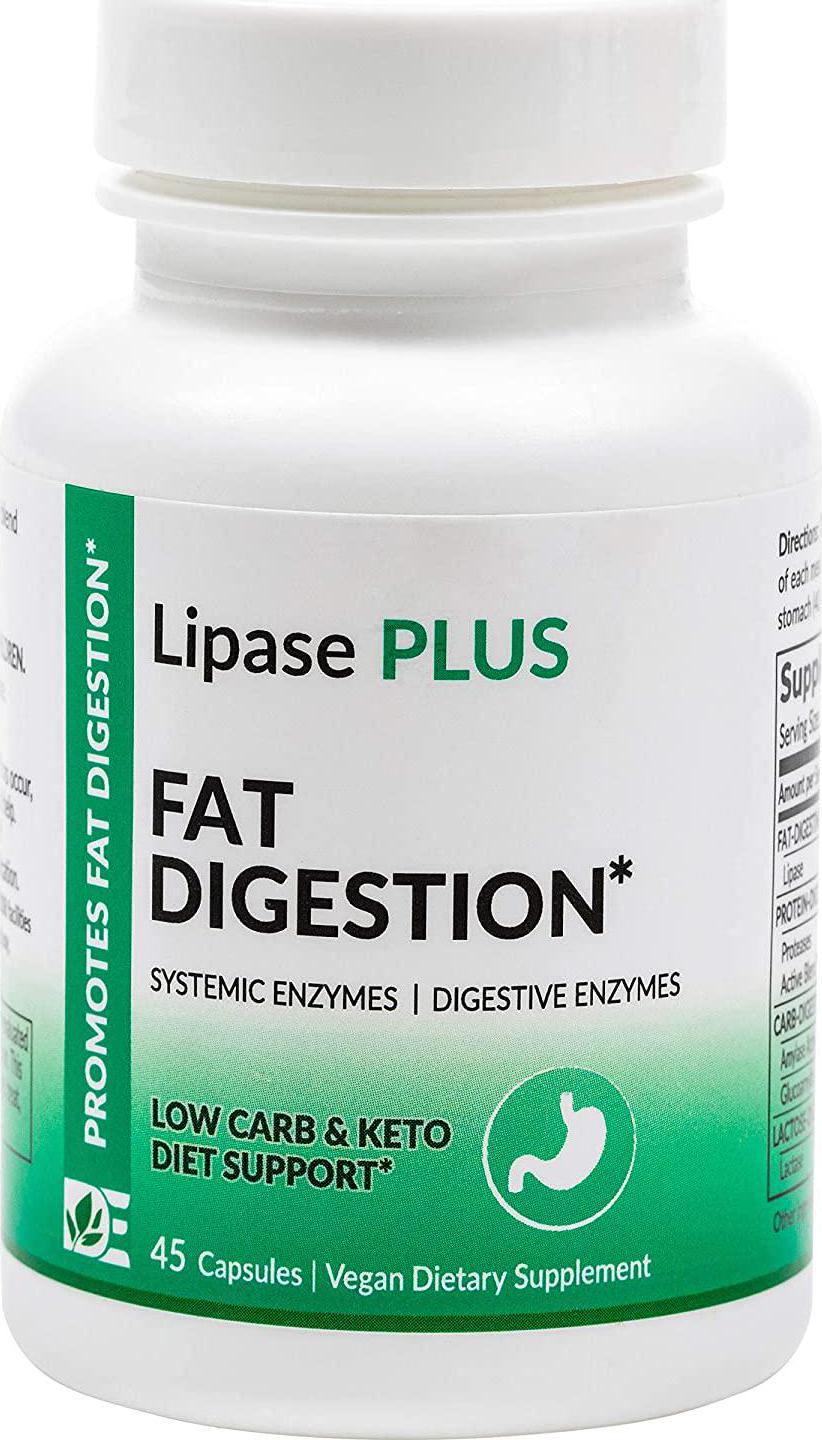 Eat E-Z Lipase+ (45 Vegan Capsules) - Keto Diet, Digestive Enzyme Formula, Fat Digestion, lipid Metabolism, Omega Fatty Acid Absorption, ketogenic, Weight Loss, lipase