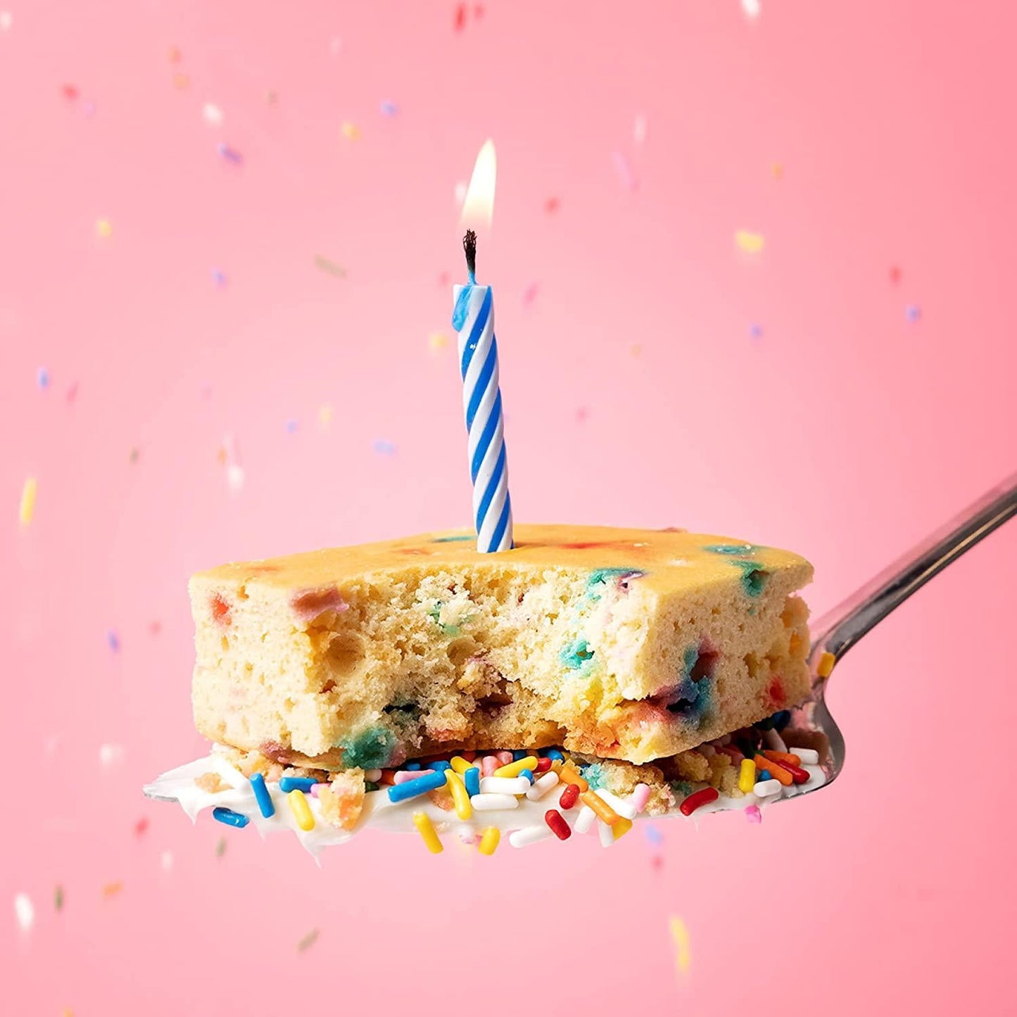 Eat Me Guilt Free Birthday Cake Protein-Packed Brownie - 14G Protein, Low Carb, Keto-Friendly, Low Sugar, Non GMO, No preservatives, Low Calorie Snack or Dessert | 12 Count