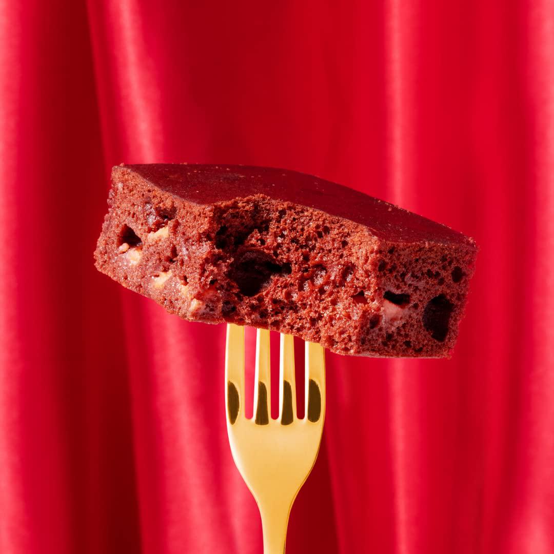 Eat Me Guilt Free Red Velvet Protein-Packed Brownie - 14G Protein, Low Carb, Keto-Friendly, Low Sugar, NON GMO, No preservatives, Low Calorie Snack or Dessert | 12 Count
