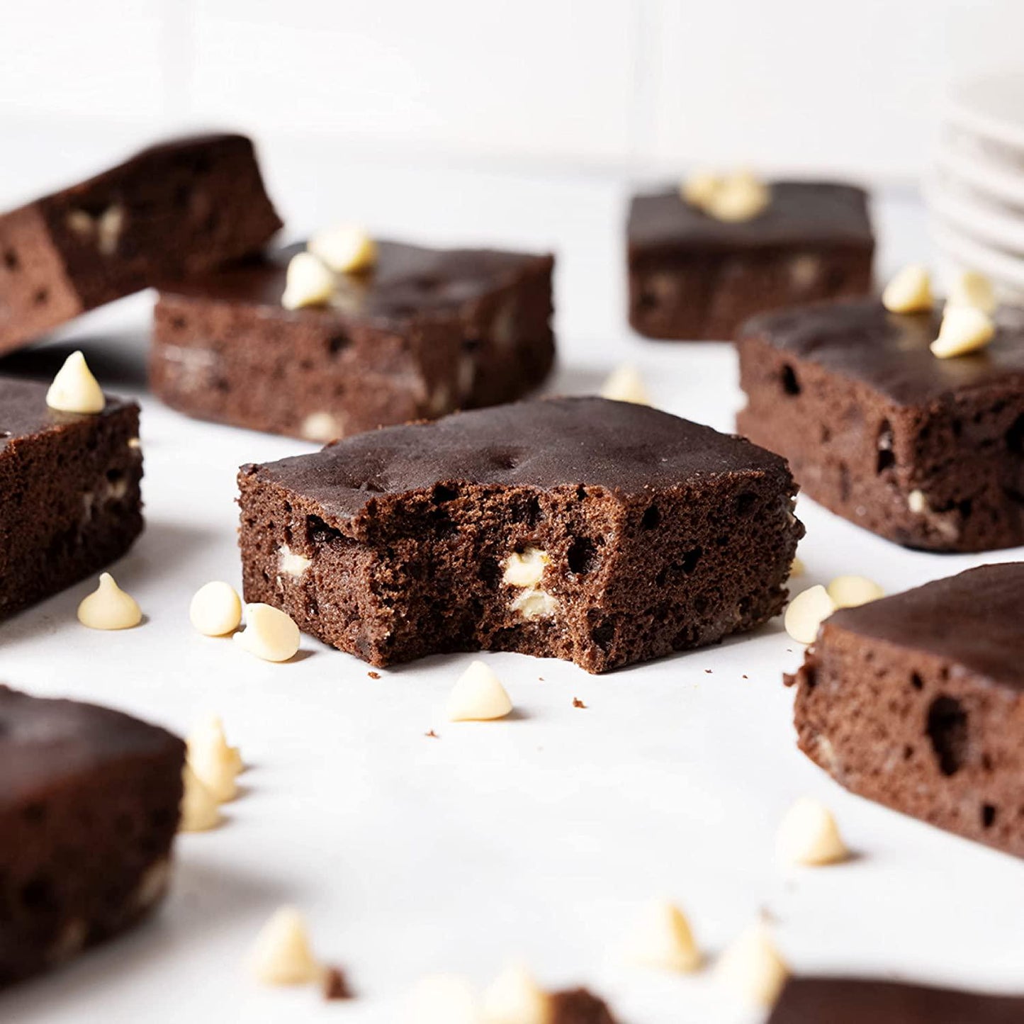 Eat Me Guilt Free Tuxedo Protein-Packed Brownie - 14G Protein, Low Carb, Keto-Friendly, Low Sugar, NON GMO, No preservatives, Low Calorie Snack or Dessert | 12 Count