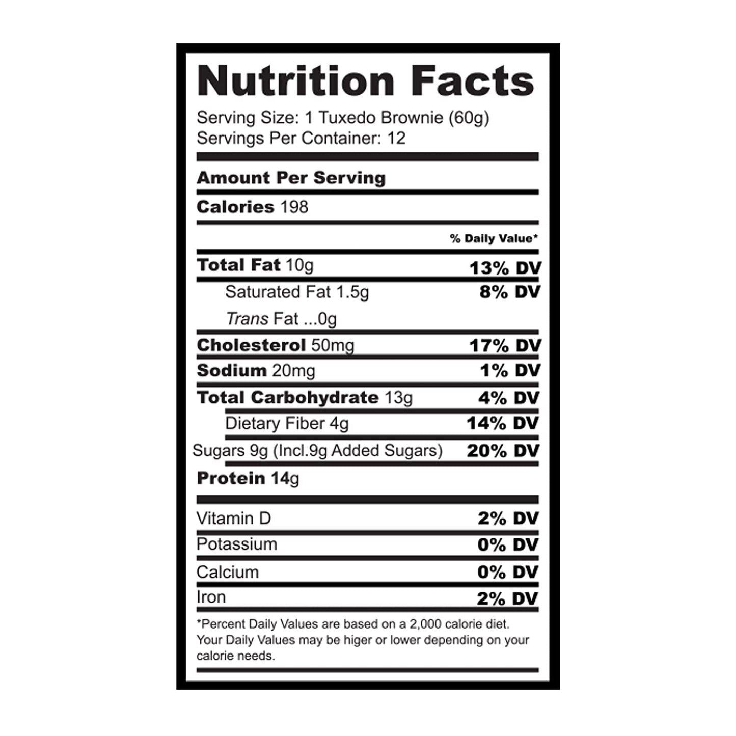 Eat Me Guilt Free Tuxedo Protein-Packed Brownie - 14G Protein, Low Carb, Keto-Friendly, Low Sugar, NON GMO, No preservatives, Low Calorie Snack or Dessert | 12 Count