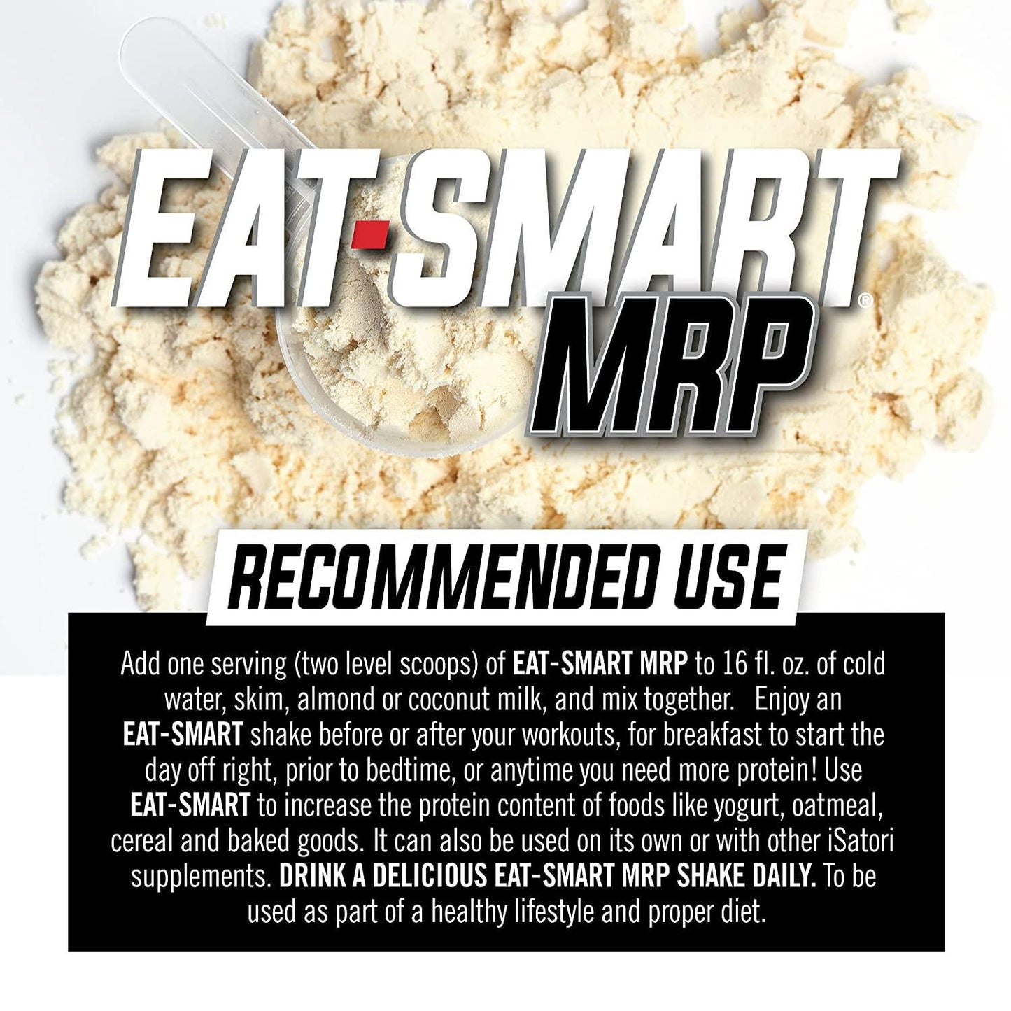 Eat Smart MRP-Complete Meal Replacement Shake, Keto Friendly High Protein Nutrition Drink Mix with Whey Protein Powder, Fiber, Probiotics, Greens Blend, Vitamins and Minerals- Vanilla (20 Servings)