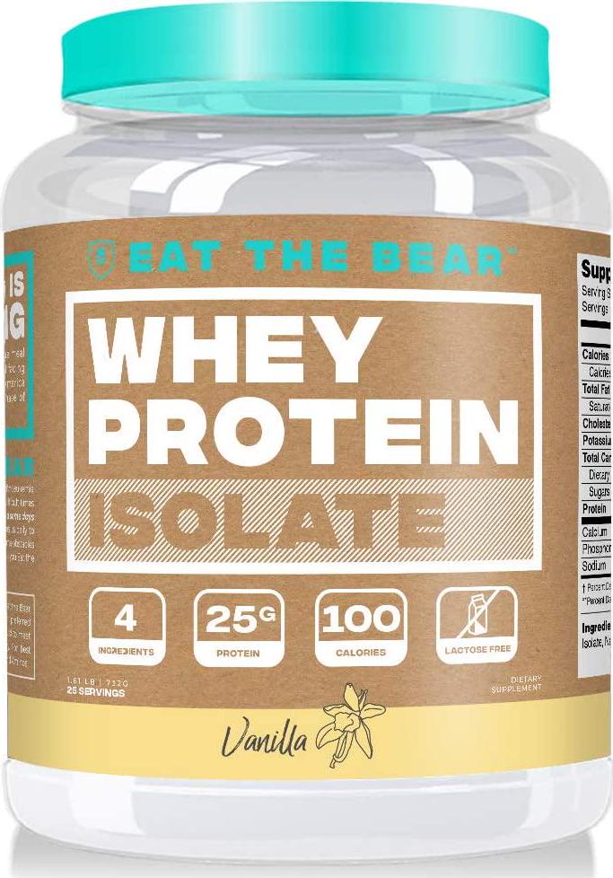 Eat The Bear, Bare Isolate Vanilla 2lbs