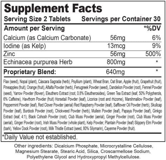 Echinacea Complex 100% Natural Dietary Supplement