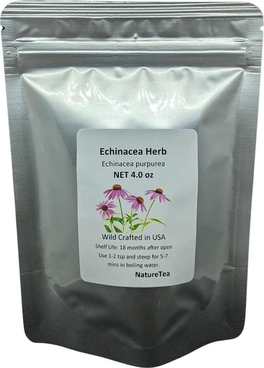 Echinacea Herb - Echinacea purpurea Loose Leaf C/S 100% from Nature (4 oz)