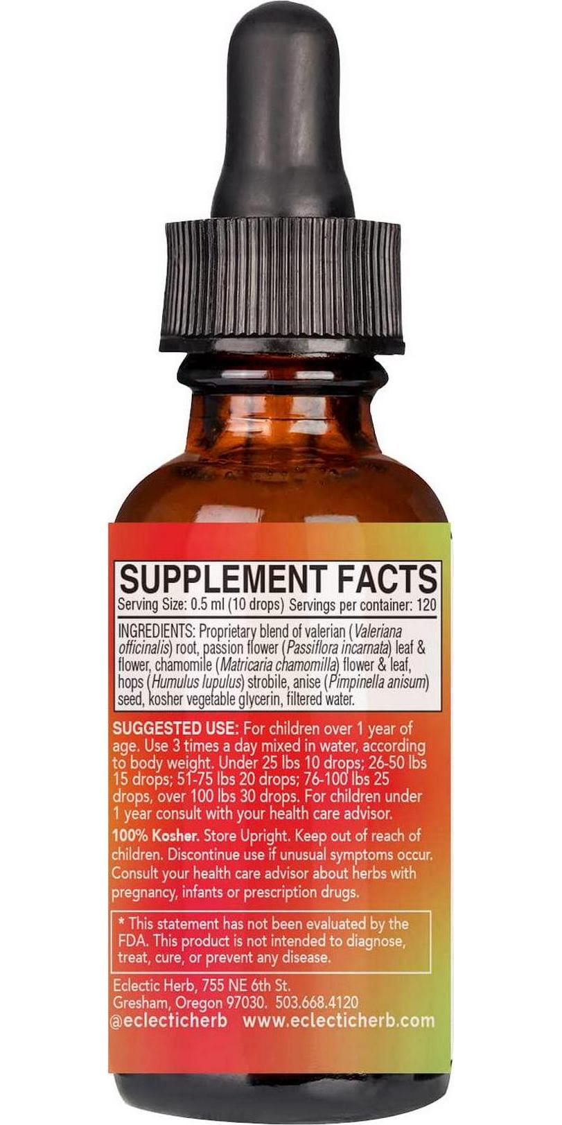 Eclectic Institute Kid's Sleep Support, 2 fl oz (60 ml)