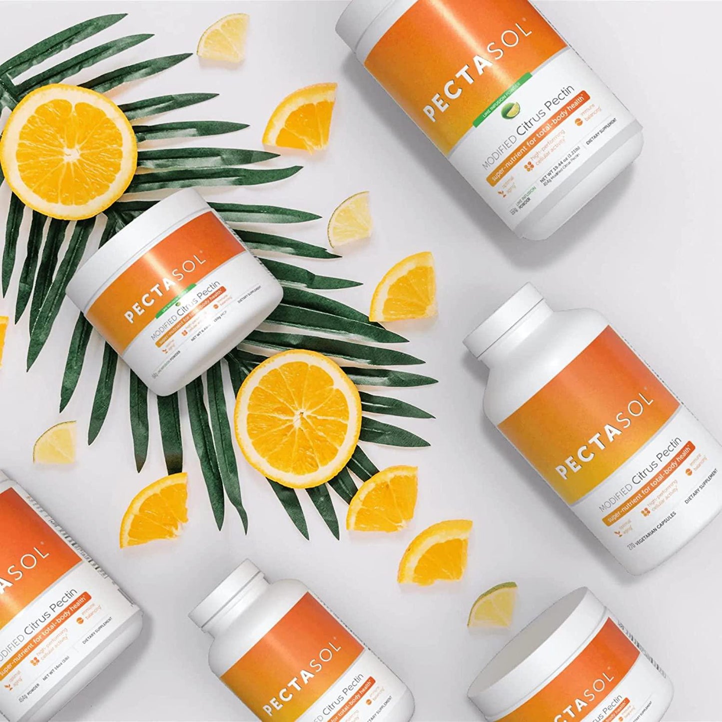 EcoNugenics PectaSol Modified Citrus Pectin for Total-Body Health and Optimal Aging - Clinically Researched and Patented - Daily Super-Nutrient for High Performing Cells - Immune Balancing - Safe Detox (270 Capsules)