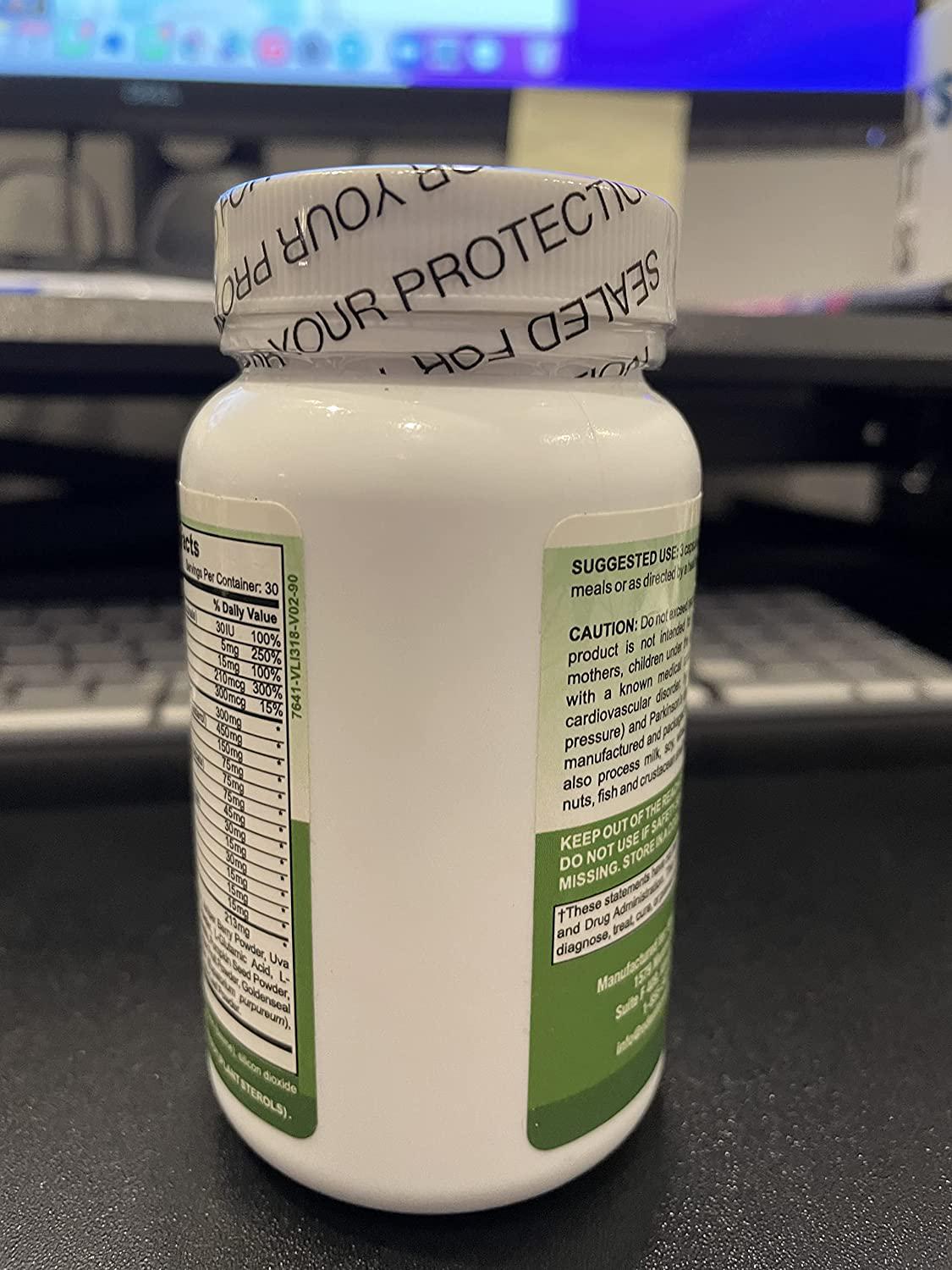 Eden Formulations Virprosta Natural Prostate Support - Health Supplement for Men - Enhance Urine Flow, Relieve Urinary Pain, Maintain Healthy Prostate Gland Size - 33 Active Ingredients - 90 Capsules