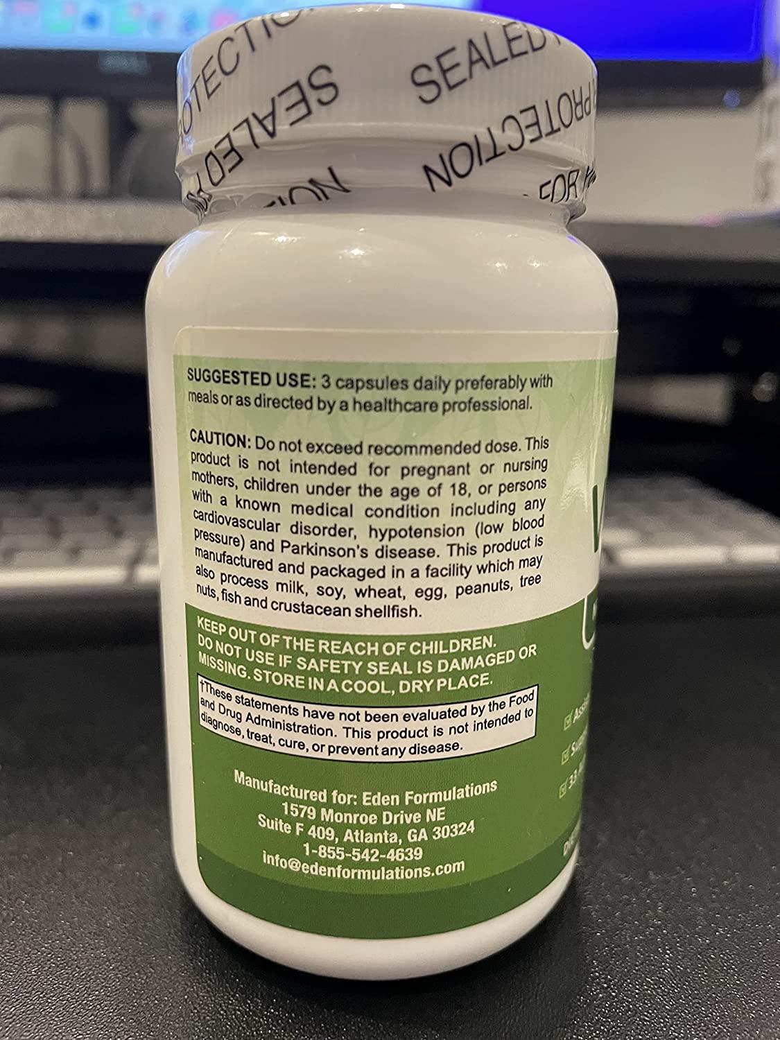 Eden Formulations Virprosta Natural Prostate Support - Health Supplement for Men - Enhance Urine Flow, Relieve Urinary Pain, Maintain Healthy Prostate Gland Size - 33 Active Ingredients - 90 Capsules