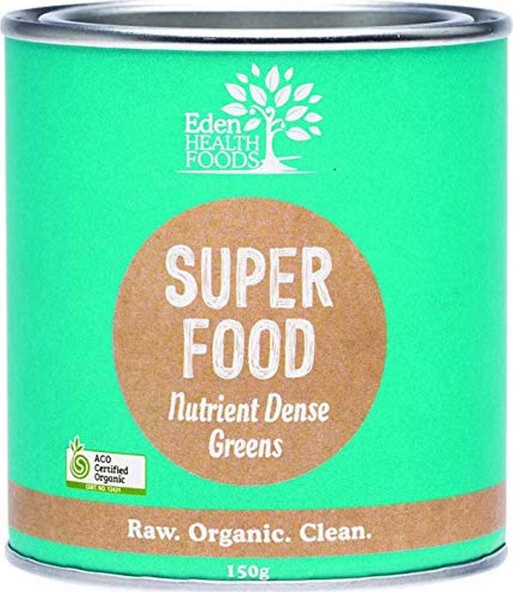 Eden Healthfoods Certified Organic Greens Superfood Formula Powder 150 g