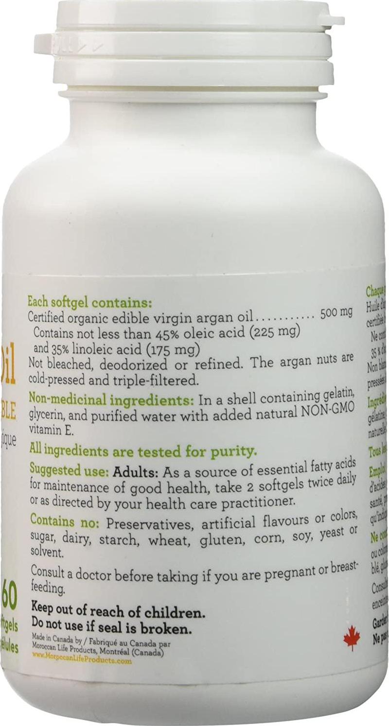 Edible Argan 60 Softgels
