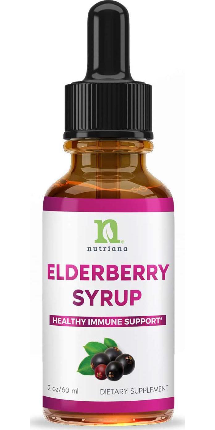 Elderberry Extract Syrup for Adults - Elderberry Extract Liquid Drops for Immune Support - Liquid Elderberry Easy Absorption - 2oz Elderberry Tincture 60ml