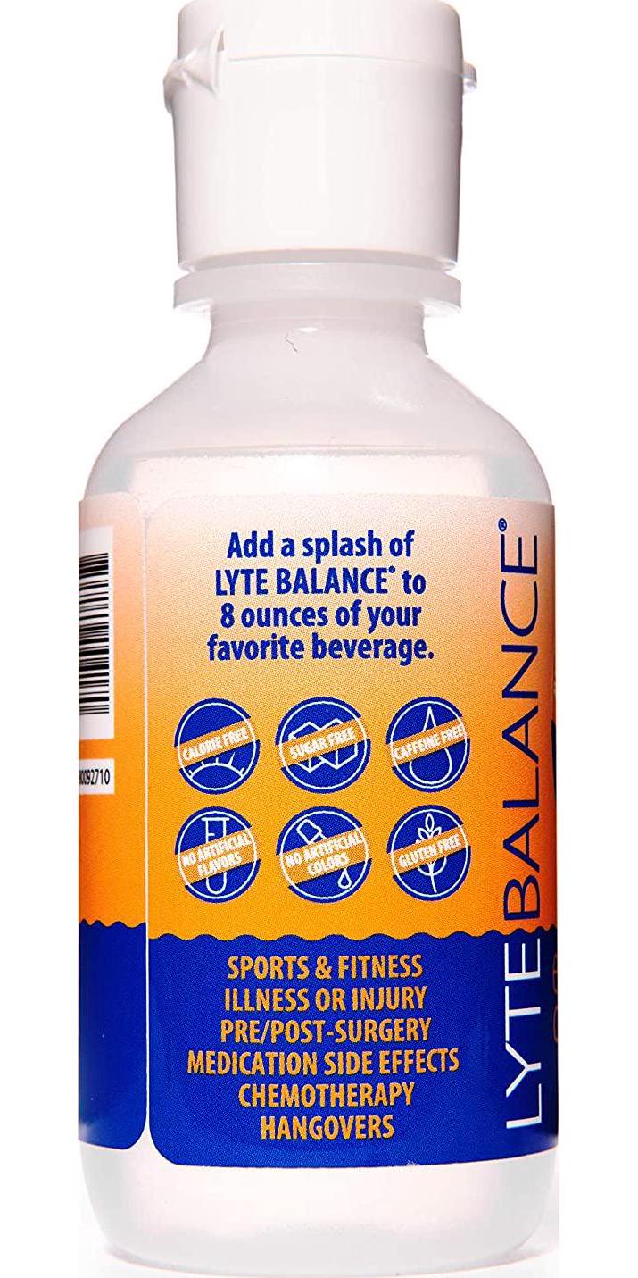 Electrolyte Mineral Drops Daily Hydration by Lyte Balance, 3-Pack Concentrated Liquid is 2oz Each Travel Size Sugar Free, Keto Friendly Rapid Rehydration, Hangover Cure - Salt, Potassium, and Magnesium