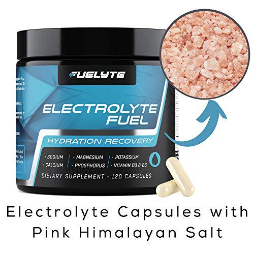 Electrolyte Pills - Salt Tablets Electrolyte for Hydration, Electrolytes Balance, Muscle Recovery - 120 Salt Pills