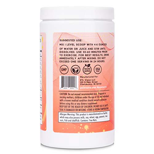 Electrolyte Powder Coconut Water Enhancer Strawberry Lemonade Rehydrate Electrolyte Drink Mix with CocOrganic, Aquamin, Vitamins, Trace Minerals No Sugar, Fillers, or GMOs by POWnutra, 30 Servings