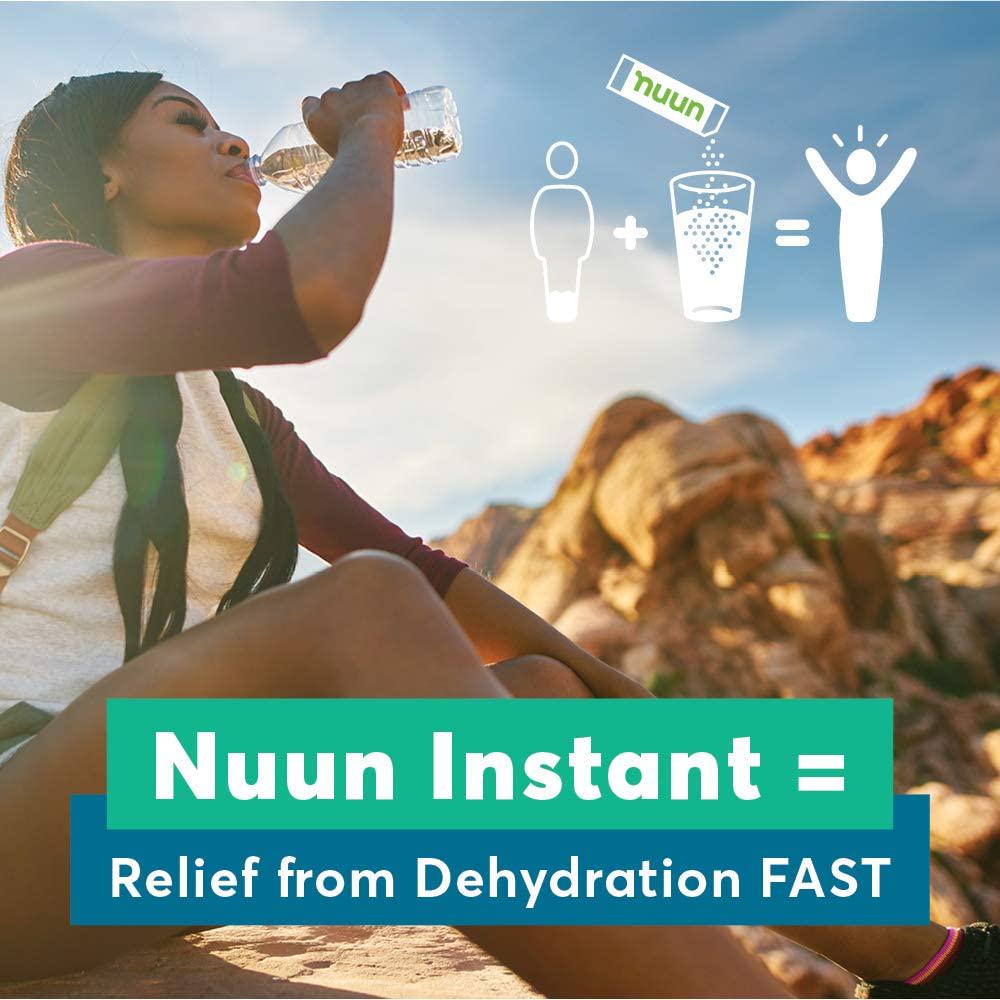 Electrolyte Powder Packets for Rapid Hydration | Nuun Instant (Lemon-Lime, 16 Servings)