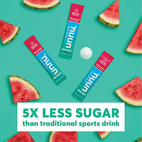 Electrolyte Powder Packets for Rapid Hydration | Nuun Instant (Watermelon, 16 Servings)