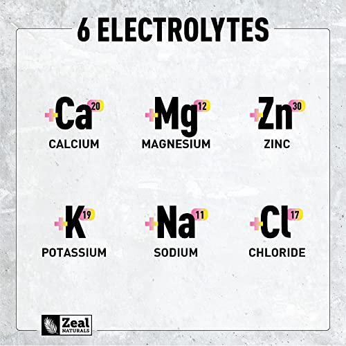 Electrolyte Powder Recovery Drink + Energy (90 Servings | Pink Lemonade) w Real Salt +BCAAs Sugar Free Electrolyte Supplement w Potassium Zinc and Magnesium for Hydration - Keto Electrolytes