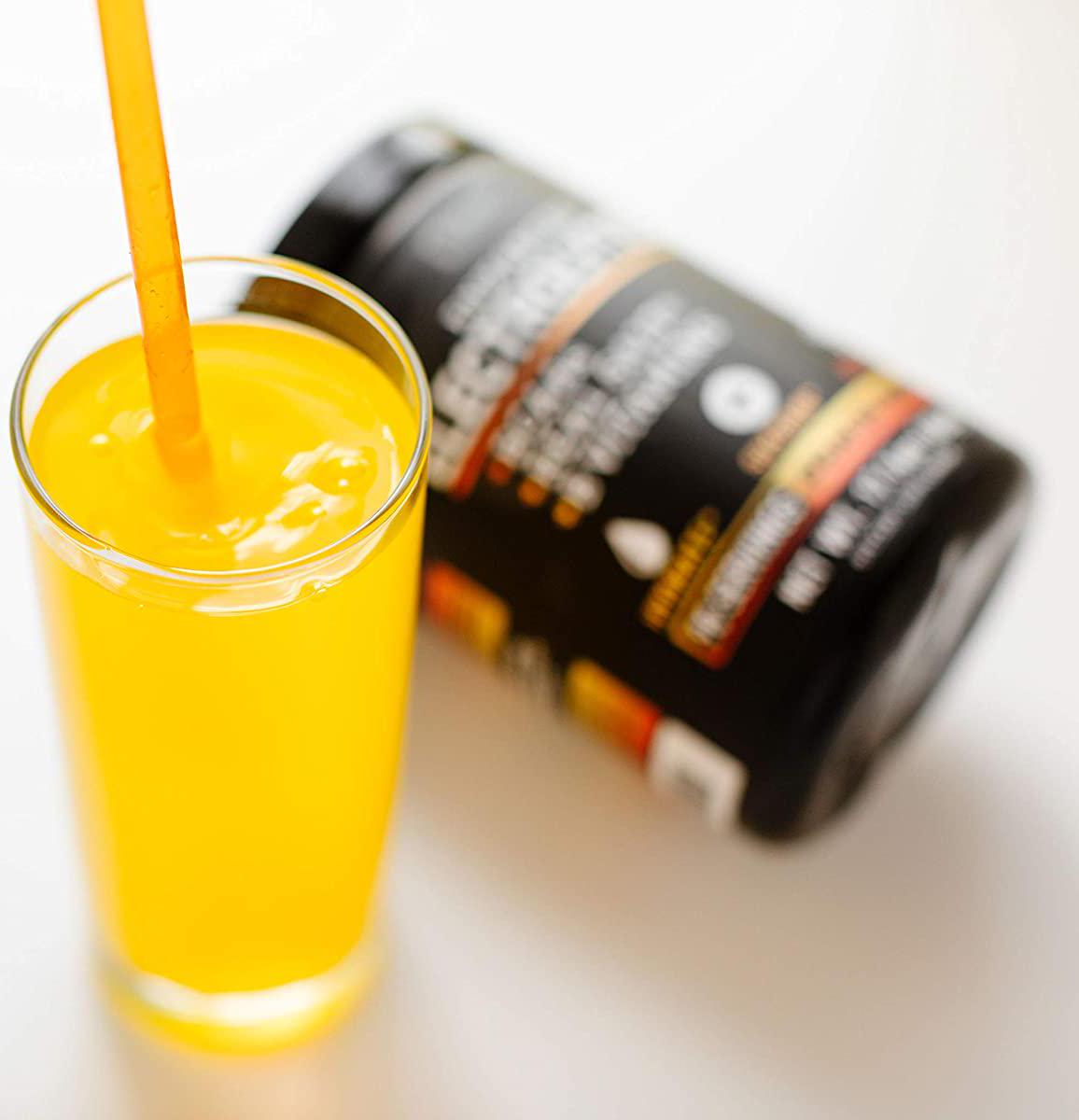 Electrolyte Powder Recovery Drink (90 Servings | Peach Mango) w Real Salt +BCAAs +B-Vitamins Sugar Free Electrolyte Supplement w Potassium Zinc and Magnesium for Hydration - Keto Electrolytes