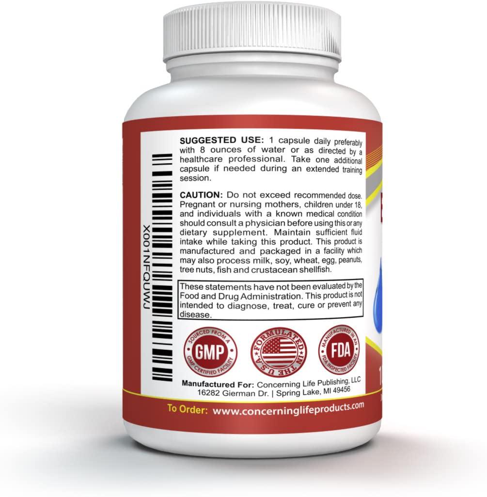 Electrolyte Supplement Vegetable Capsules -Low Carb, Rehydration and Recovery - Perfect for Keto, Electrolytes Replacement, Athletes, Runners - Vitamin D, Electrolyte Salts, Magnesium, Sodium, Tablets