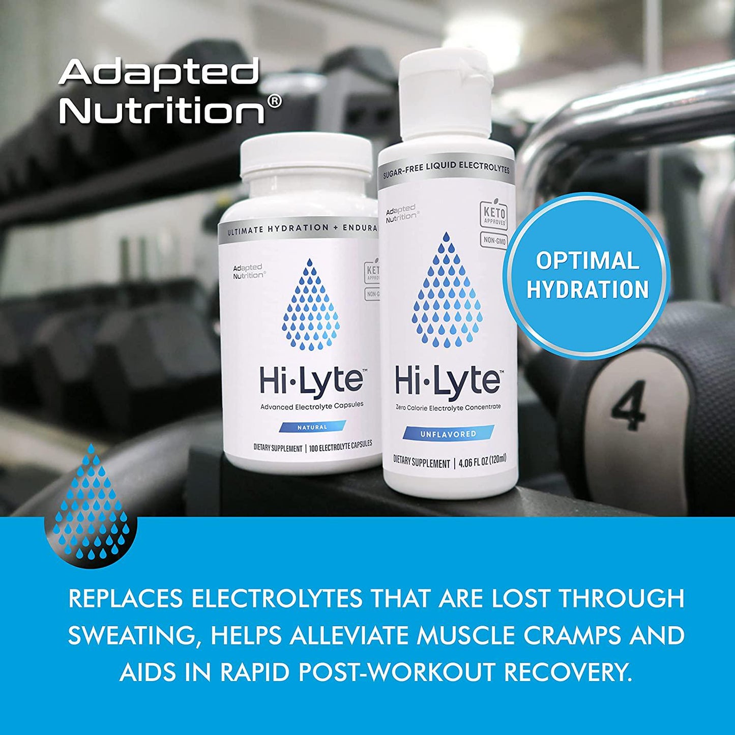Electrolyte Supplement for Rapid Hydration | NO Calories NO Sugar | 20%+ More Potassium, Magnesium and Zinc | 48 Servings