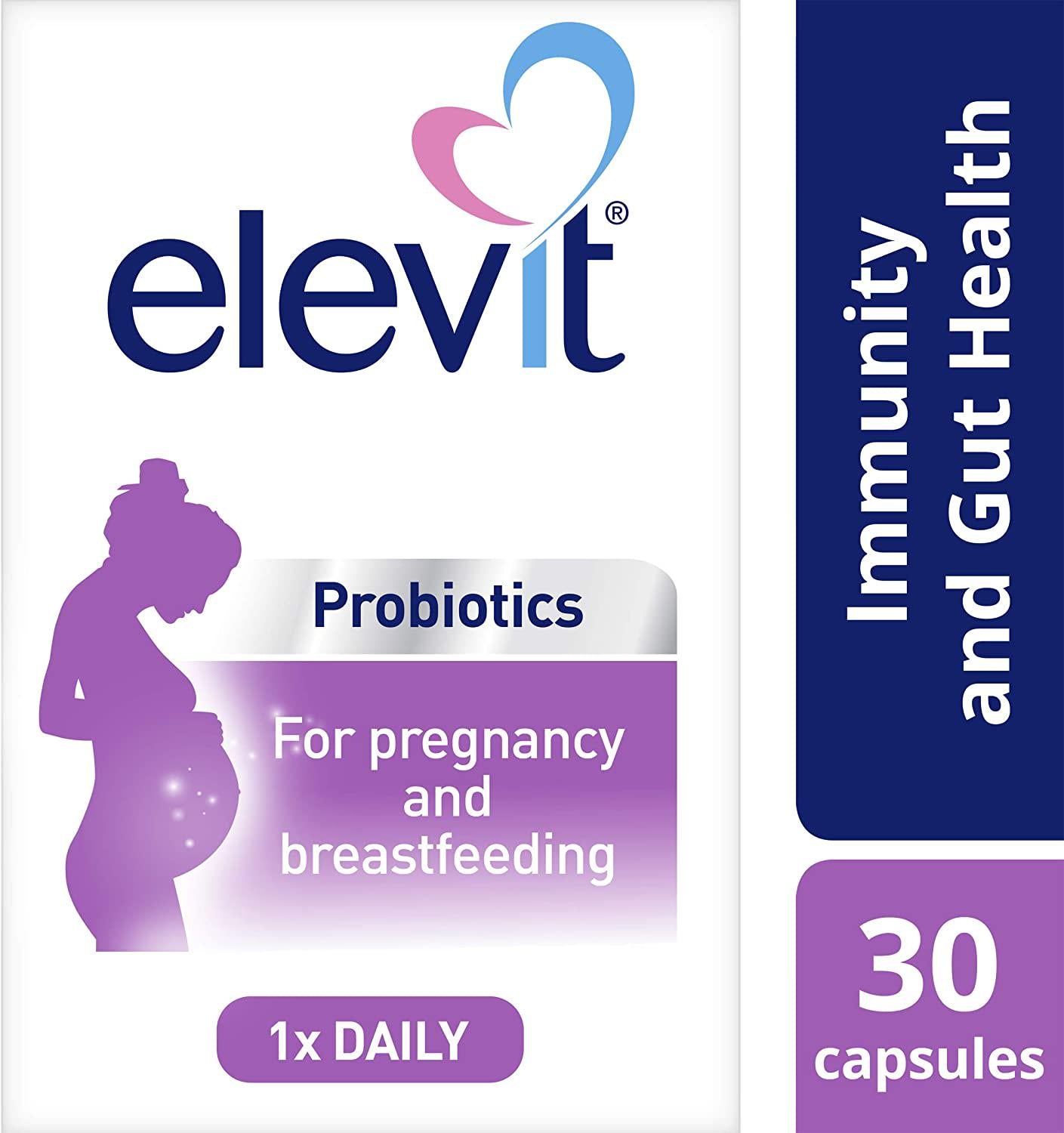 Elevit Probiotics For Pregnancy and Breastfeeding capsules 30 pack (30 days),