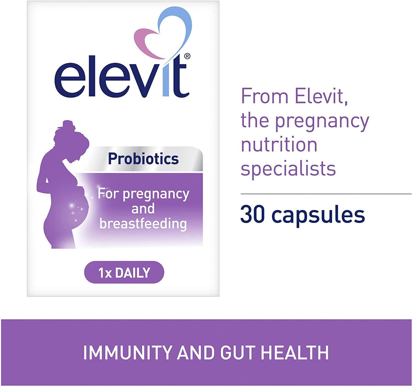 Elevit Probiotics For Pregnancy and Breastfeeding capsules 30 pack (30 days),