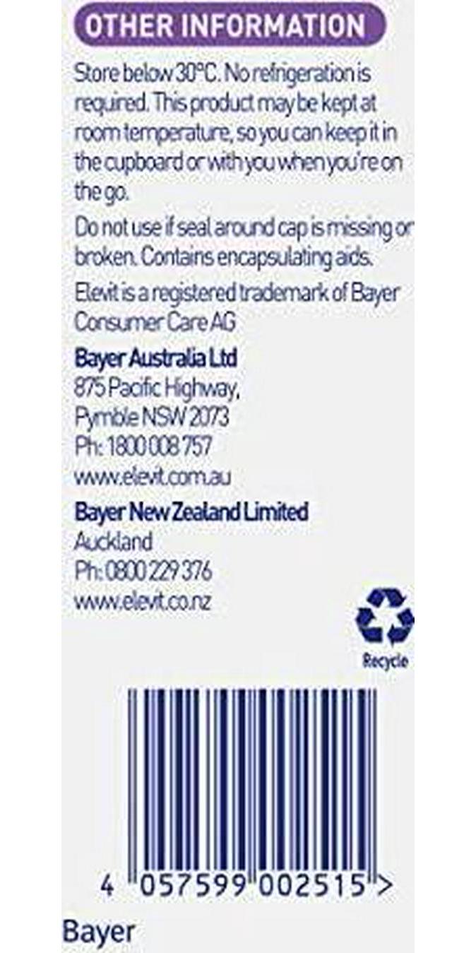 Elevit Probiotics For Pregnancy and Breastfeeding capsules 30 pack (30 days),