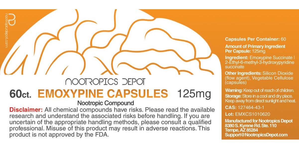 Emoxypine Capsules 125mg | 60 Count