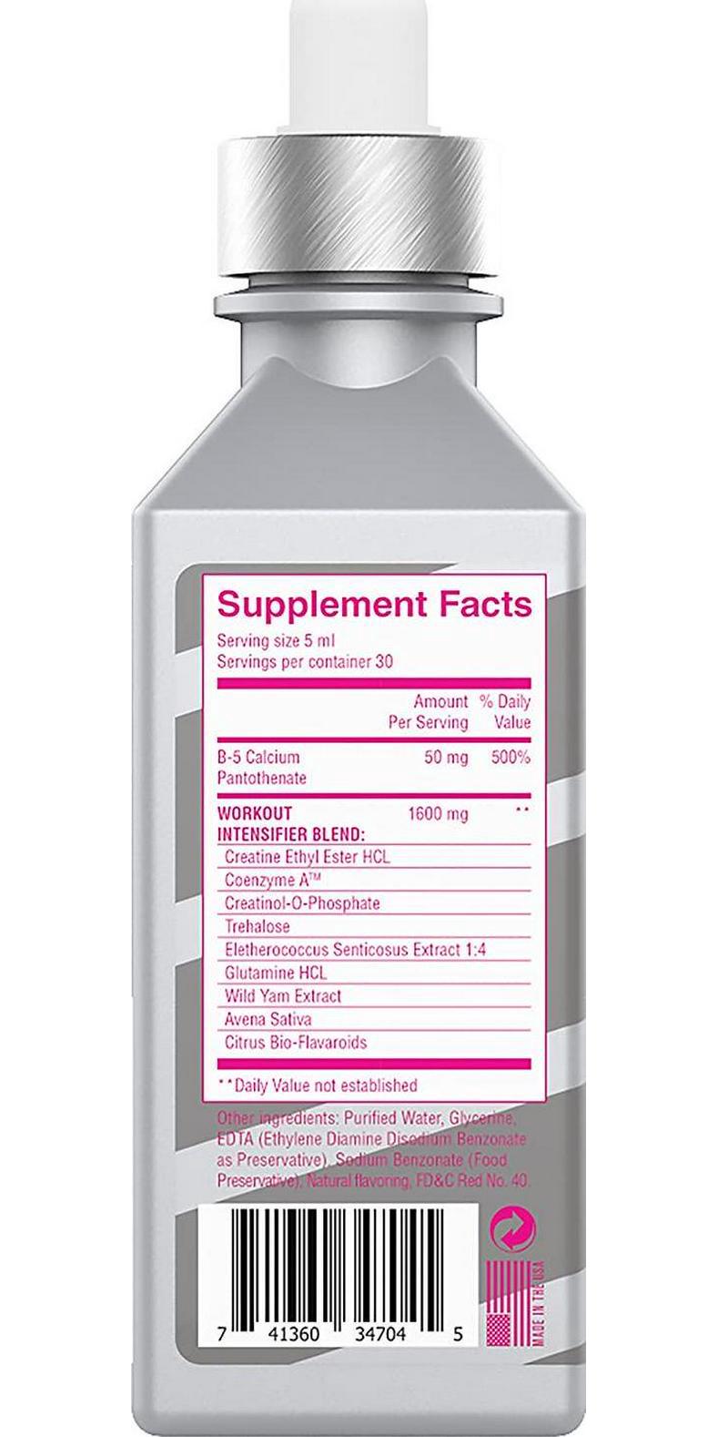 Empower pro workout , Energy + Strength Booster Serum for Women by mmusa. Fast Energy + Increased Muscle Strength - No Water retention, Stable- Creatine with L-Glutamine, No bloating. Grape