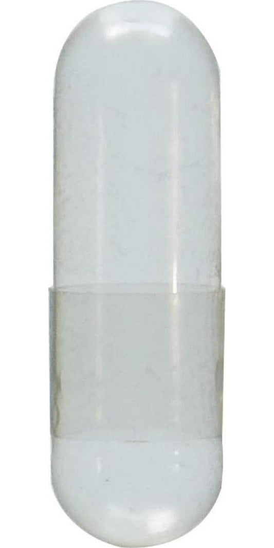 Empty Gelatin Capsules 0 Size -1000 Empty Capsules |Manufactured in North and South America|Kosher and Halal Certified |Gluten Free