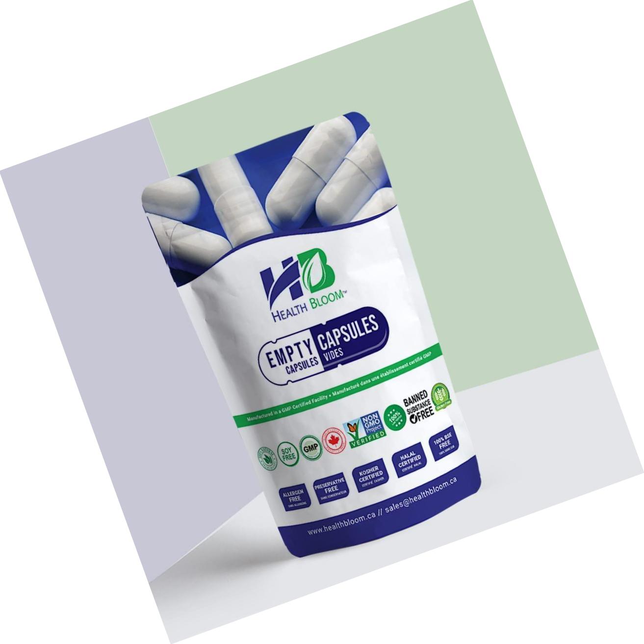 Empty Vegetable Capsules Size 00 Natural Qty 1000