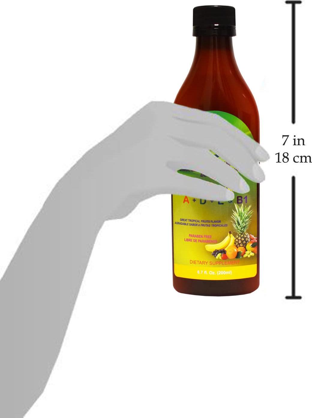 Emulsion de Scods Frutas Tropicales Cod Liver Oil Emulsion Tropical Fruits 200ml Vitamin A + D + E and B1