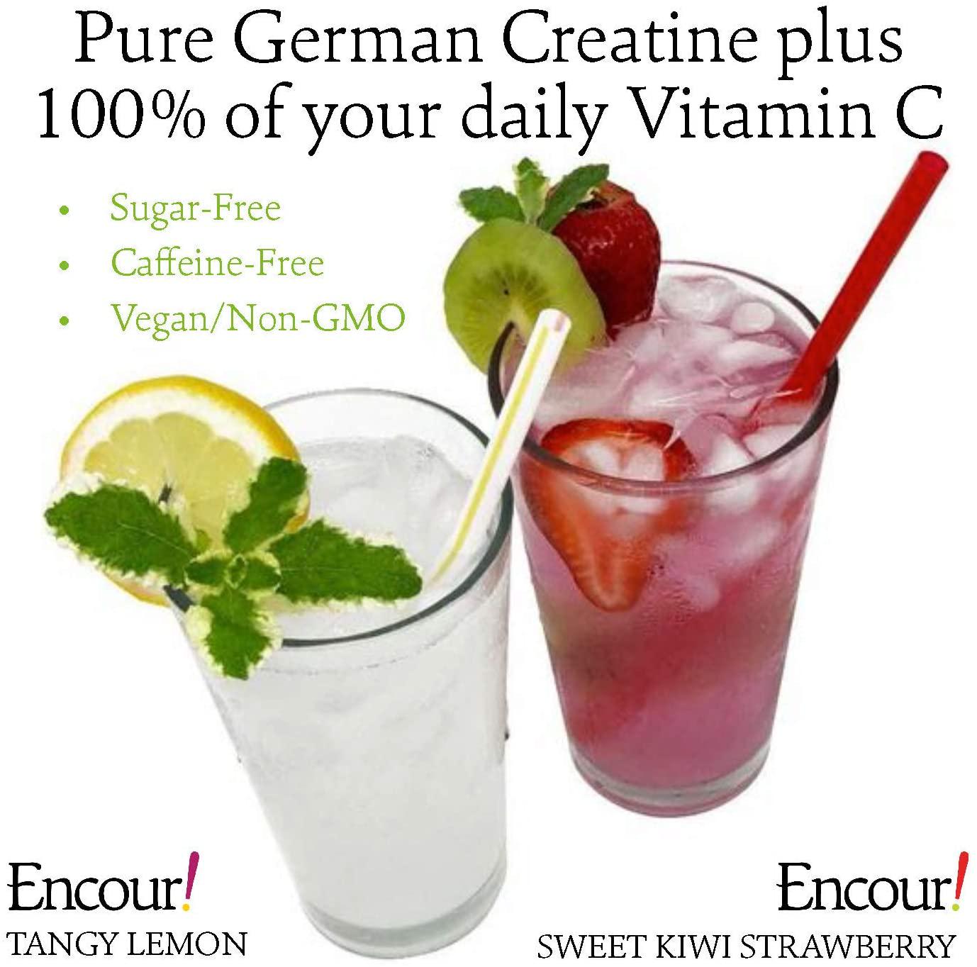 Encour! Bioenergetic Anti-Aging Supplement | Single-Serve Drink Powder Packs | 30 Day Supply (Tangy Lemon)