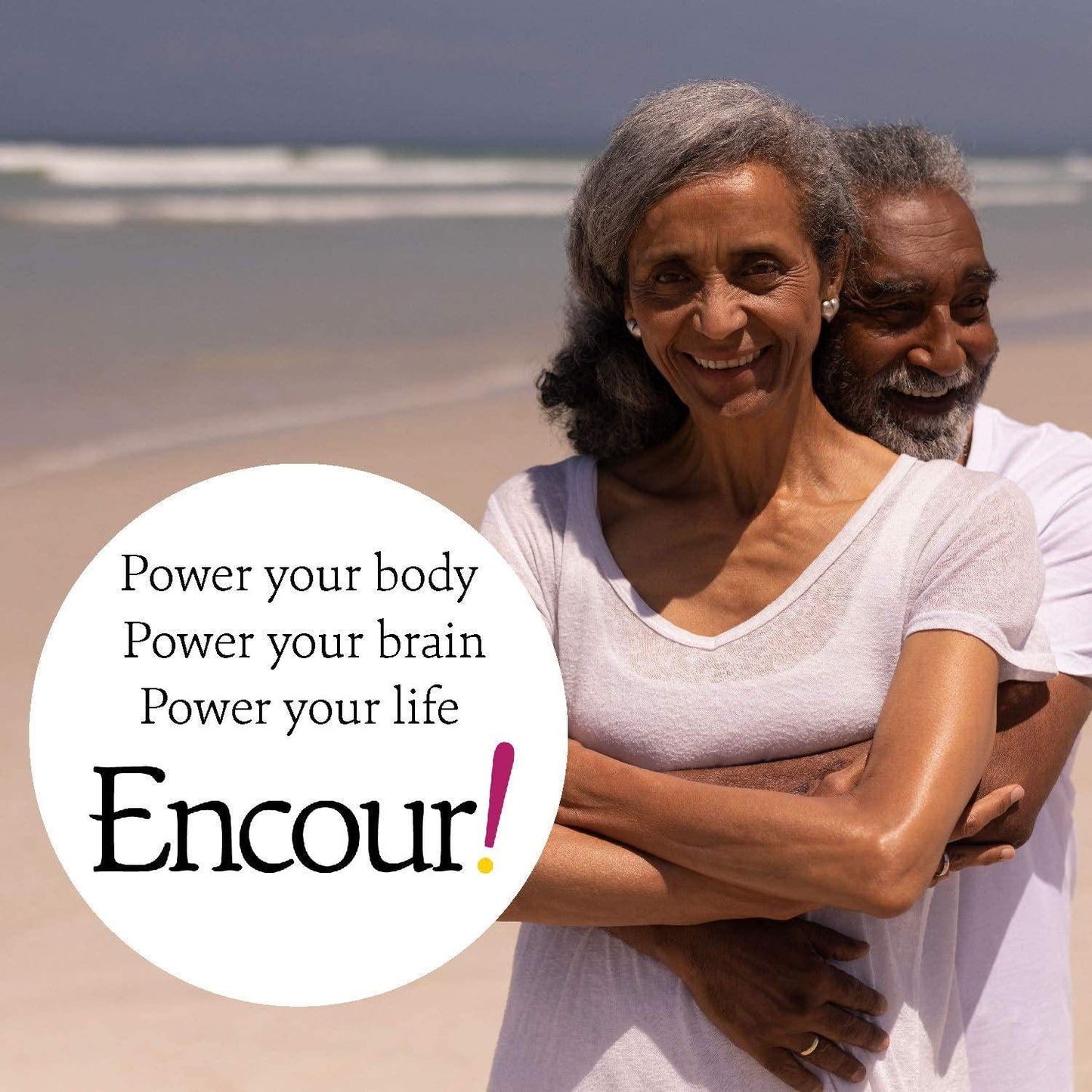 Encour! Bioenergetic Anti-Aging Supplement | Single-Serve Drink Powder Packs | 30 Day Supply (Tangy Lemon)