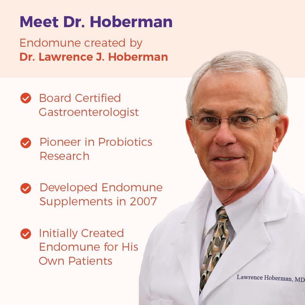 EndoMune Jr Advanced Kids Probiotic and Prebiotic | 10 Billion CFUs | 4 Strains Bacteria and FOS Prebiotic | Physician Formulated | 30 Chewable Tablets