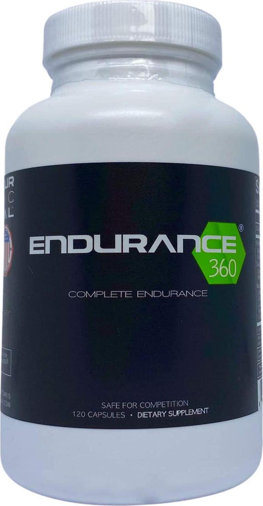 Endurance360 Complete Sports Leg Cramps Runners, Cyclists, Triathletes and Ultra Athletes. Designed for Aerobic Energy, Recovery, Boost Vo2 Max with Electrolytes and Aminos