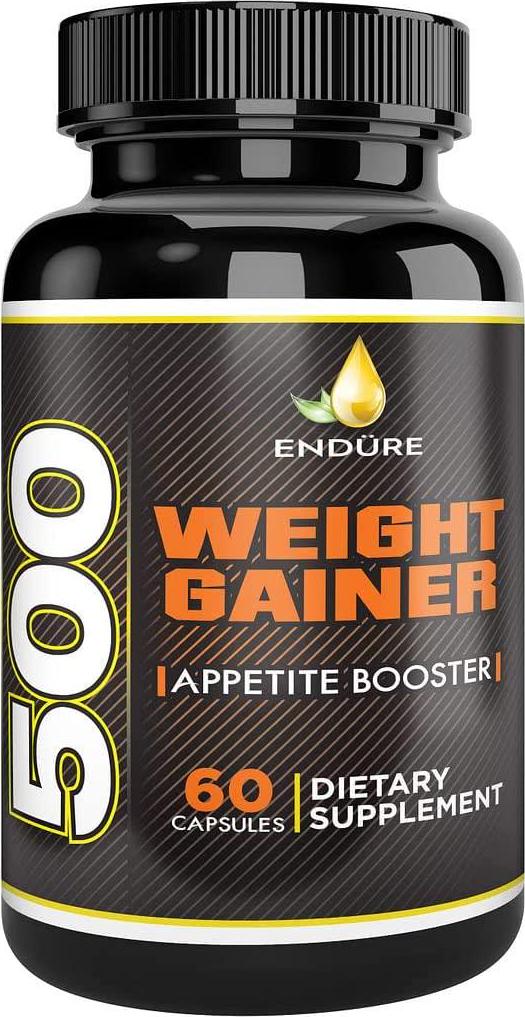 Endure Weight Gainer and Appetite Booster 60 Capsules Helps You Gain Weight Fast While Burning Fat with Our New Amino Acid Weight Gain Formula. Best Weight Gain Pills Money Can Buy