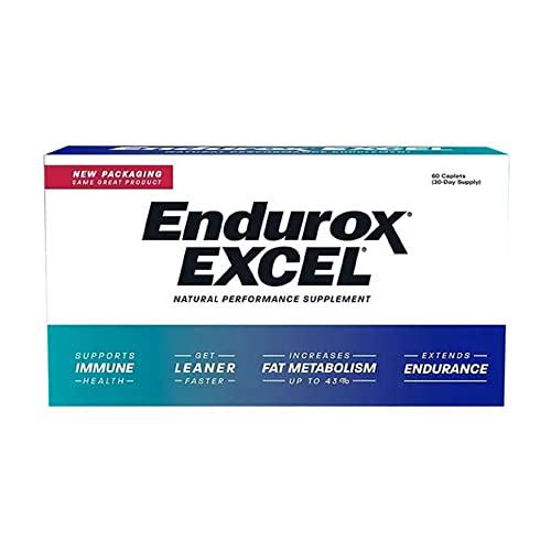 Endurox Excel Natural Exercise Supplement, Increases Metabolism and Builds Endurance - 60 Caps