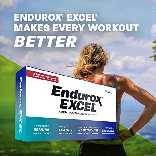 Endurox Excel Natural Exercise Supplement, Increases Metabolism and Builds Endurance - 60 Caps