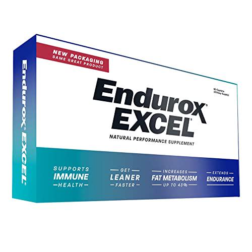 Endurox Excel Natural Exercise Supplement, Increases Metabolism and Builds Endurance - 60 Caps