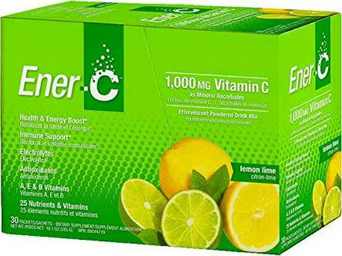 Ener-C Vitamin Drink Mix, Lemon Lime, 1000 Mg, 30 Count