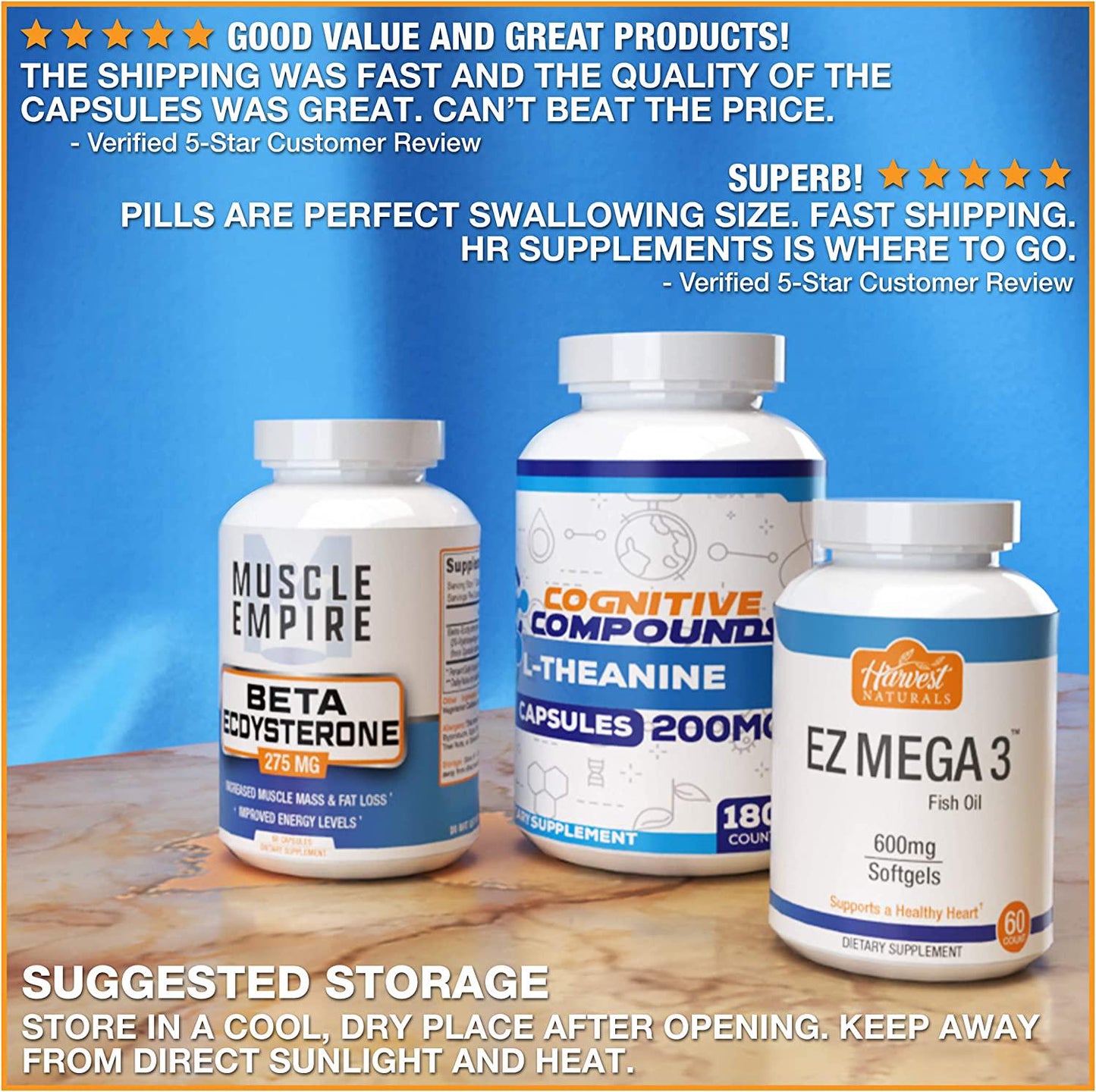 Energize Capsules - Sustained Energy and Focus - 60 Count - Harvest Naturals