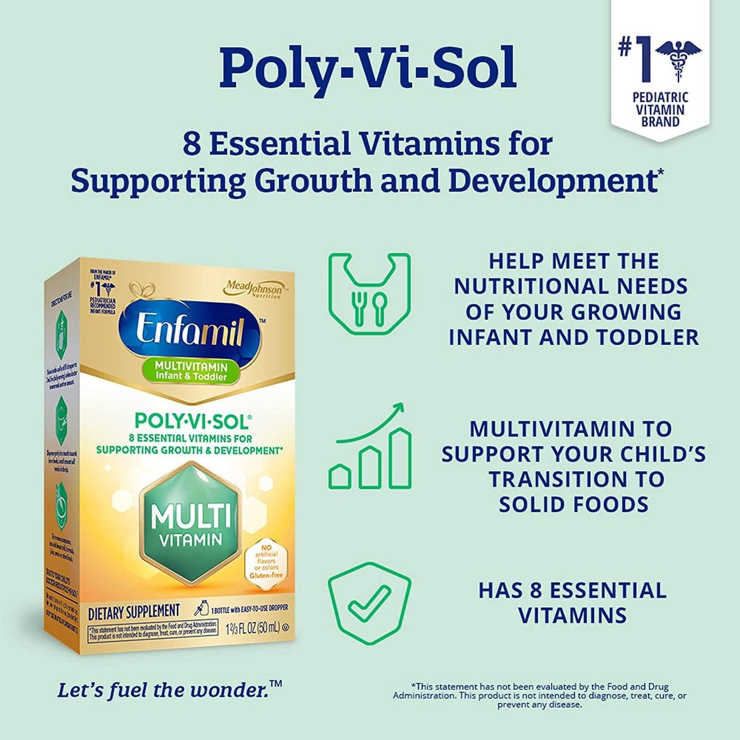 Enfamil Poly-Vi-Sol Liquid Multivitamin Supplement 50 ml