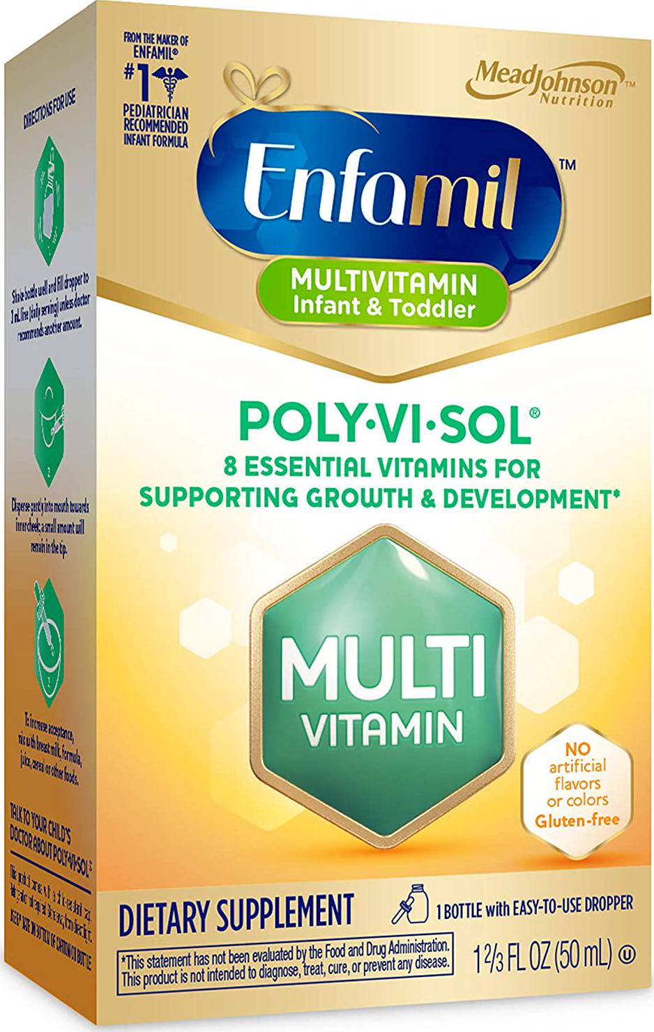 Enfamil Poly-Vi-Sol Liquid Multivitamin Supplement 50 ml