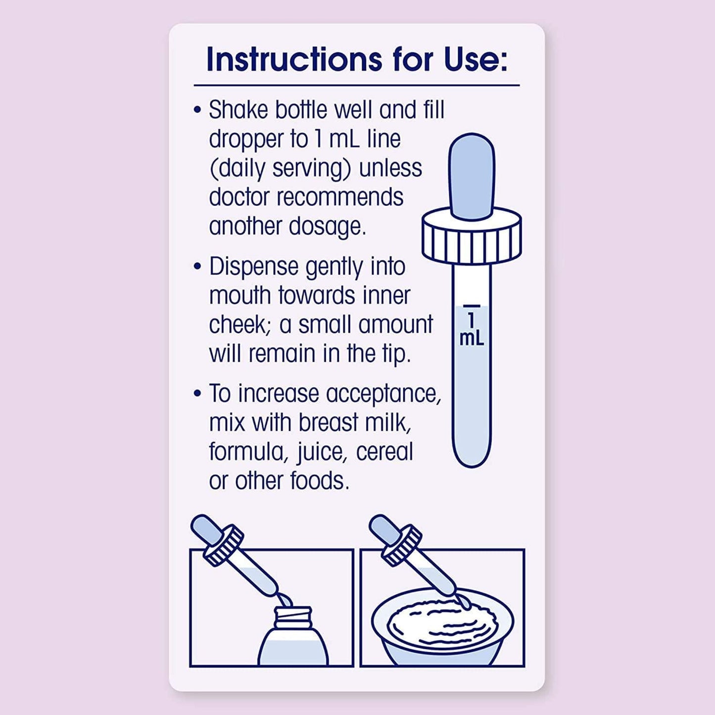 Enfamil Poly-Vi-Sol Multivitamin Supplement Drops with Iron 50 mL (Packs of 2)