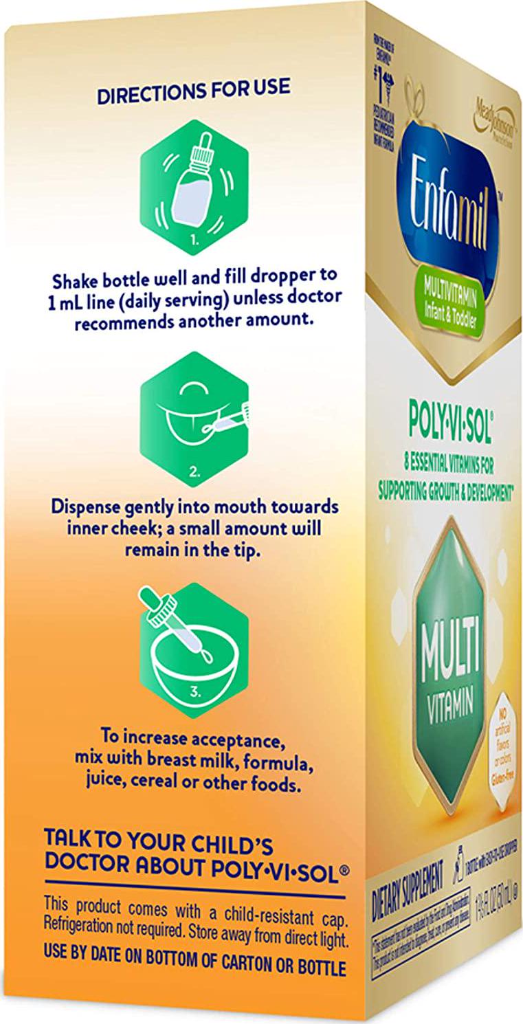 Enfamil Poly-Vi-Sol Liquid Multivitamin Supplement 50 ml
