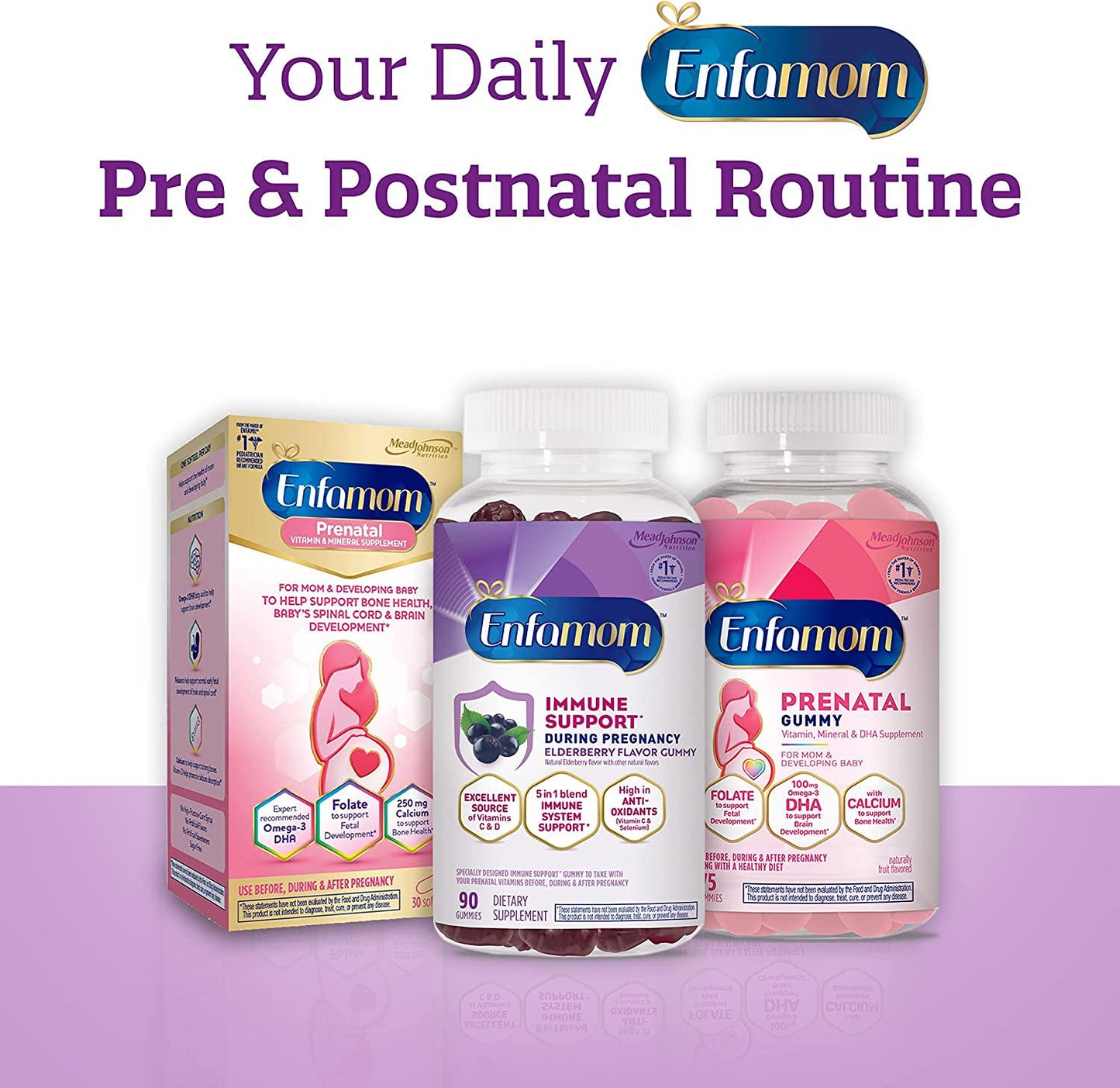 Enfamom Prenatal Immunity Support Elderberry Gummy, 90 Count